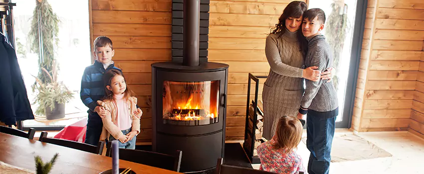 Morso Cast Iron Fireplace Insert Installation in East Rancho Dominguez, California