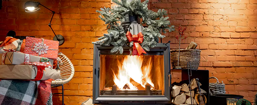 Travis Industries Linear Gas Fireplace Installation in East Rancho Dominguez, California