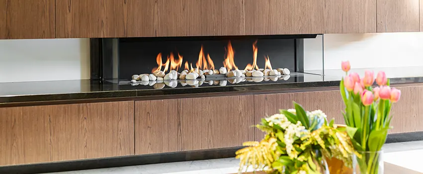 Double-height Fireplace Design Refurbishment in East Rancho Dominguez, California